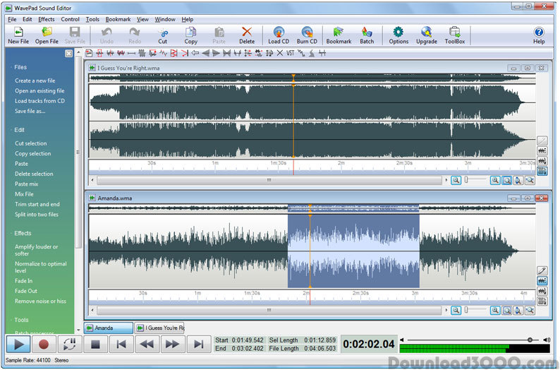 nch wavepad audio editing software review